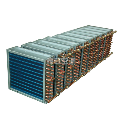 方形带风扇孔翅片式冷凝器蒸发器-制冰机蒸发器生产厂家